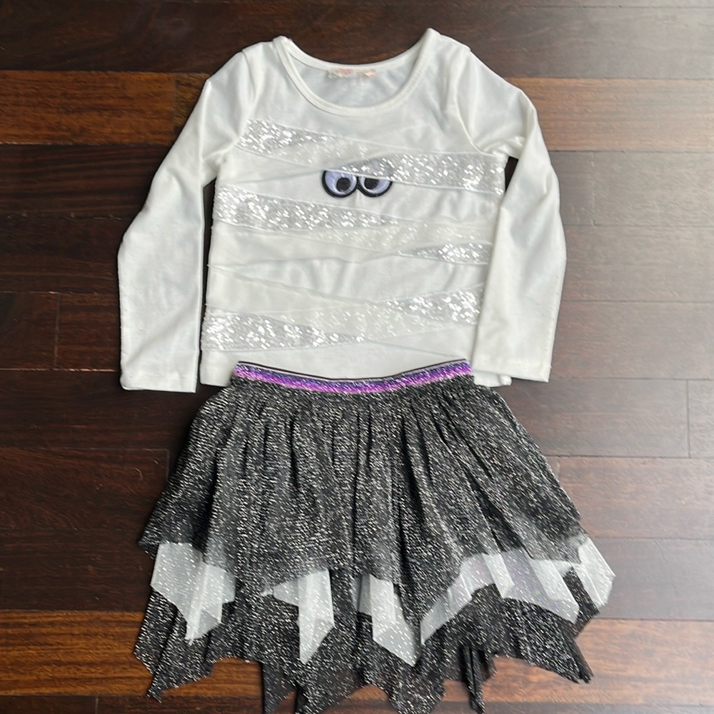 Halloween skirt and a shirt costume outfit
